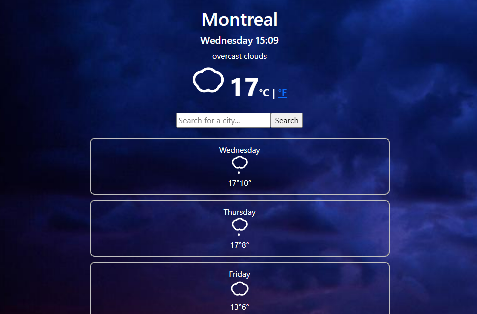 weather-app preview